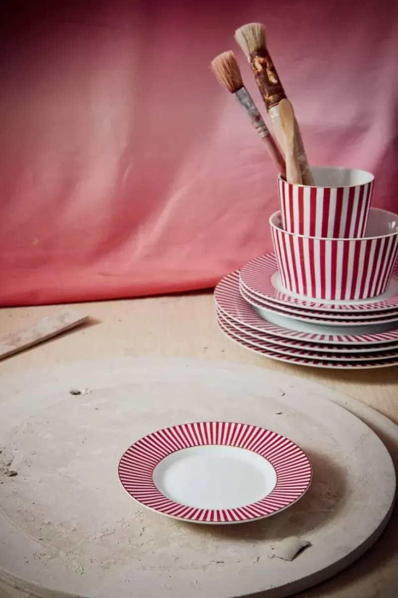 Royal Stripes Petit Four Donkerroze 12Cm<Pip Studio Sale