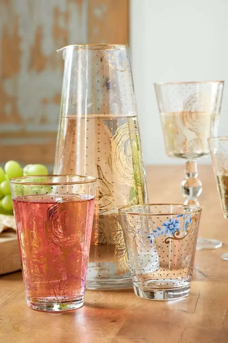 Royal Waterglas Golden Dots<Pip Studio Hot