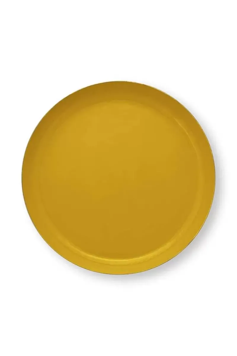 Schaal Geemailleerd Oker 40Cm<Pip Studio Outlet
