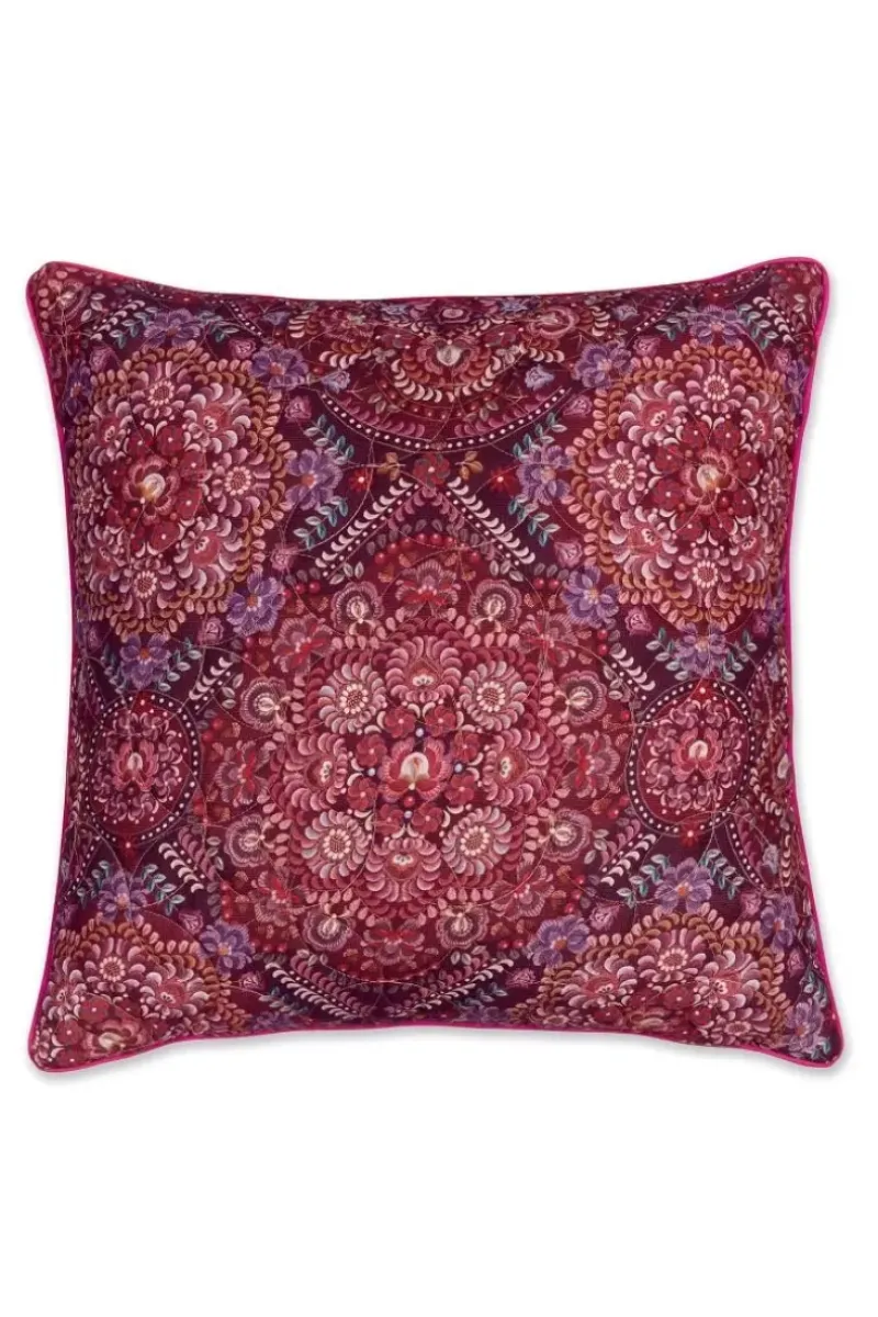 Sierkussen Quilted Il Mosaico Donkerrood<Pip Studio Sale