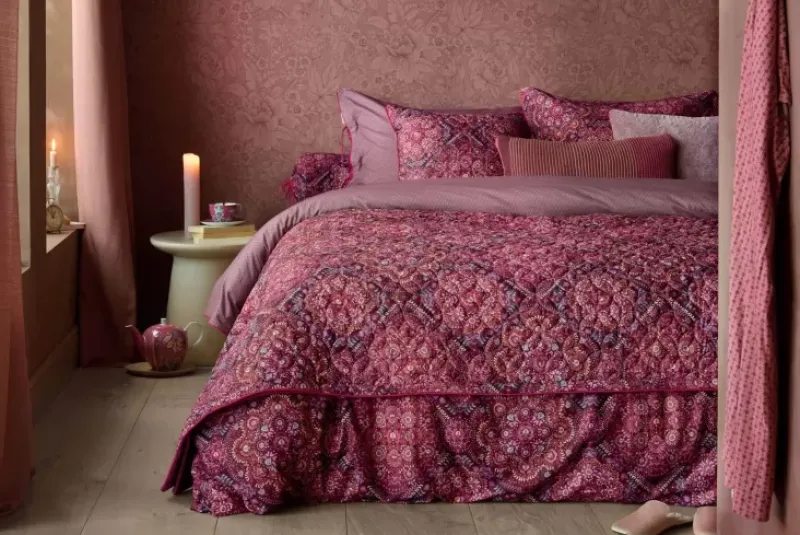 Sierkussen Quilted Il Mosaico Donkerrood<Pip Studio Sale