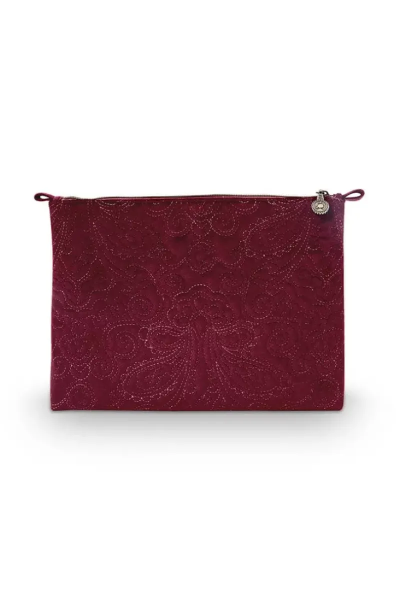 Toilettas Groot Velvet Quiltey Days<Pip Studio Online