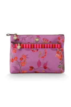 Toilettas Kawai Flower Combi Fuchsia<Pip Studio
