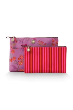 Toilettas Kawai Flower Combi Fuchsia<Pip Studio
