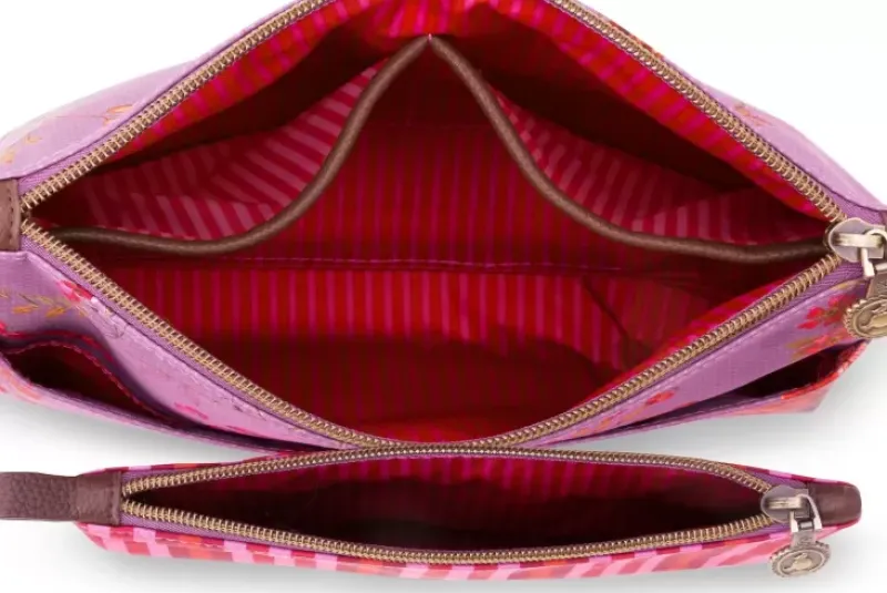 Toilettas Kawai Flower Combi Fuchsia<Pip Studio