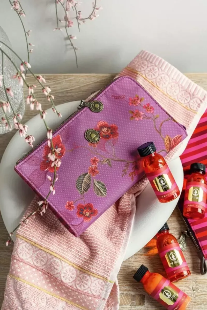 Toilettas Rits Kawai Flower Fuchsia<Pip Studio Sale