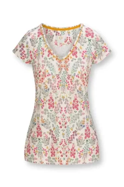 Top Korte Mouw Primavera Wit<Pip Studio Best