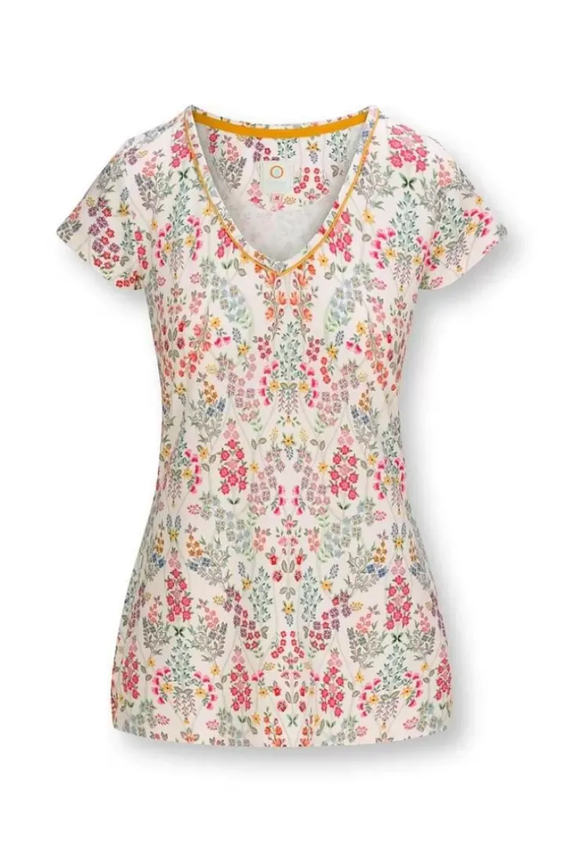 Top Korte Mouw Primavera Wit<Pip Studio Best