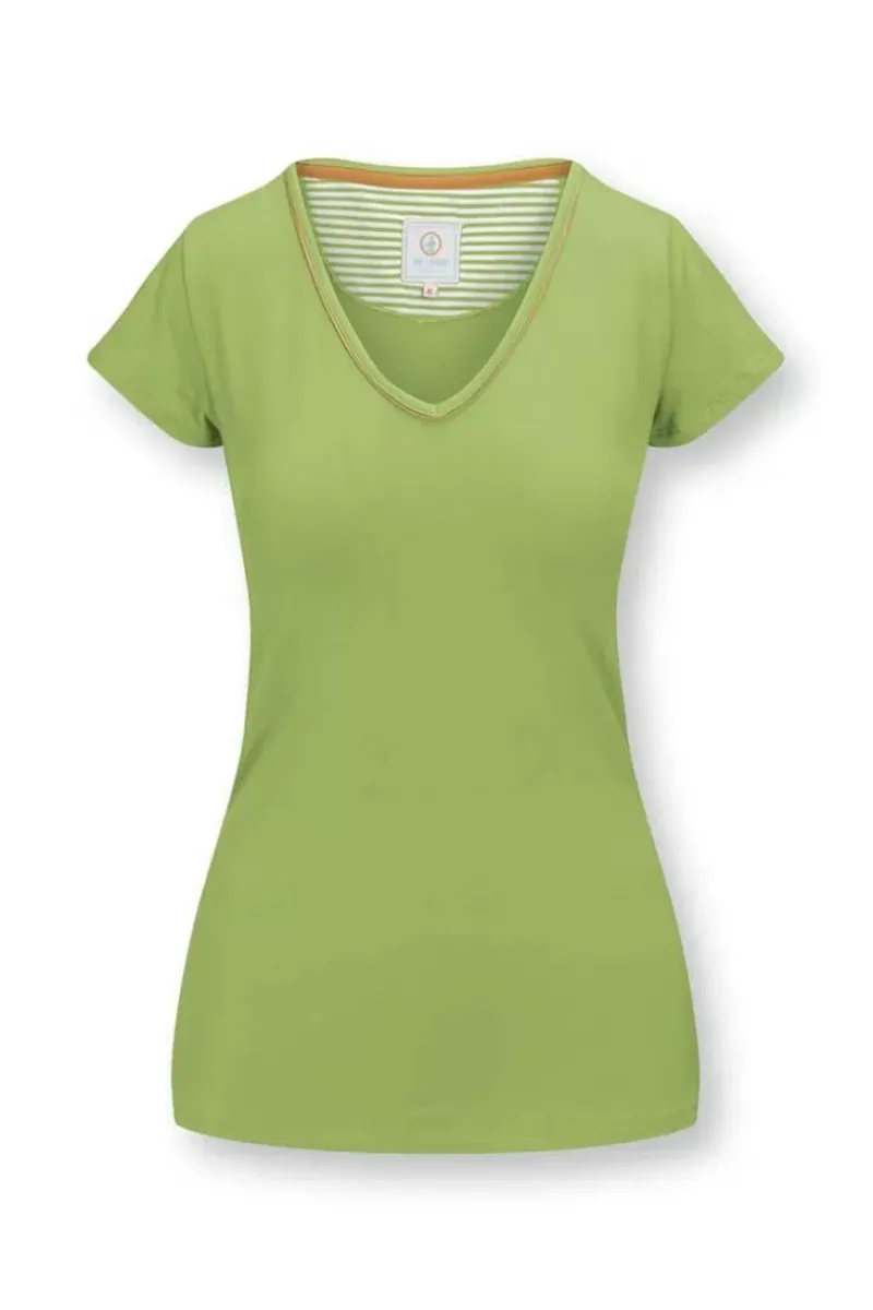Top Korte Mouw Solid Licht<Pip Studio Best