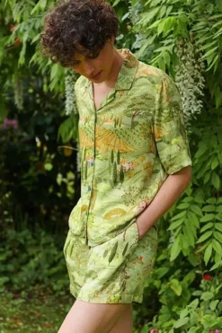 Top Korte Mouw Toscana Groen<Pip Studio Sale
