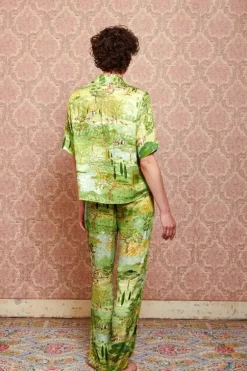 Top Korte Mouw Toscana Groen<Pip Studio Sale