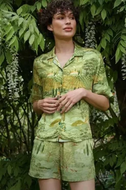 Top Korte Mouw Toscana Groen<Pip Studio Sale