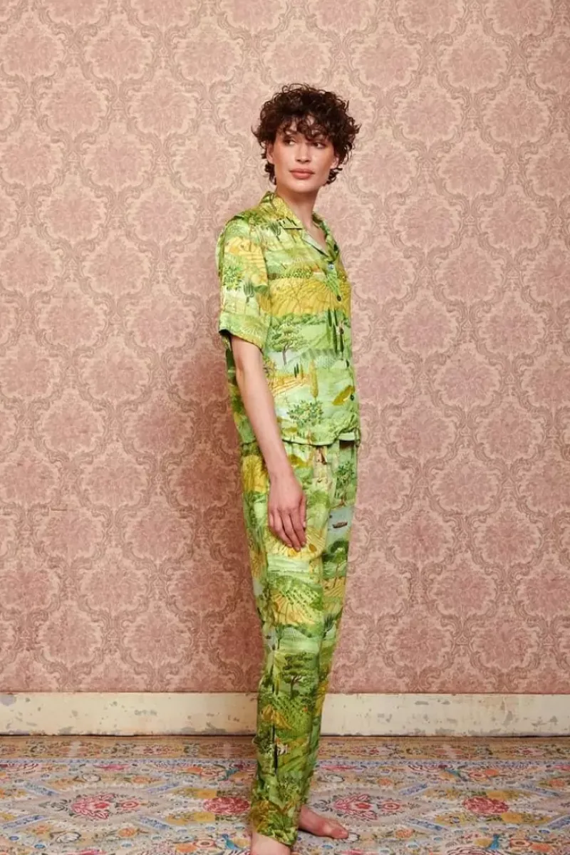 Top Korte Mouw Toscana Groen<Pip Studio Sale