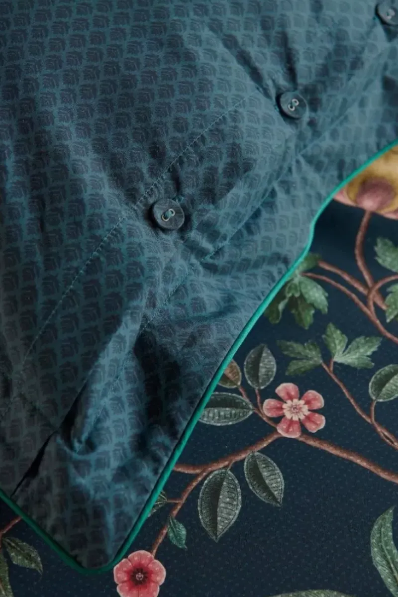 Vierkant Sierkussen Il Paradiso Donkerblauw<Pip Studio Sale