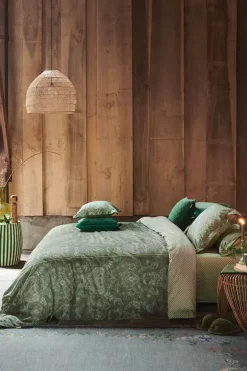Vierkant Sierkussen Kyoto Nights Groen<Pip Studio