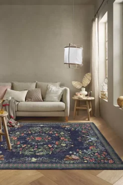 Vloerkleed Fall In Leaf By Pip Donkerblauw<Pip Studio