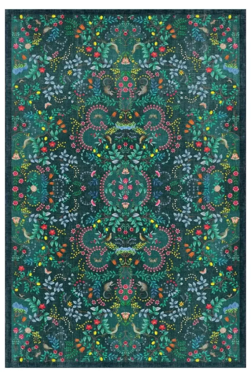 Vloerkleed Jungle Animals By Pip Blauw<Pip Studio Sale