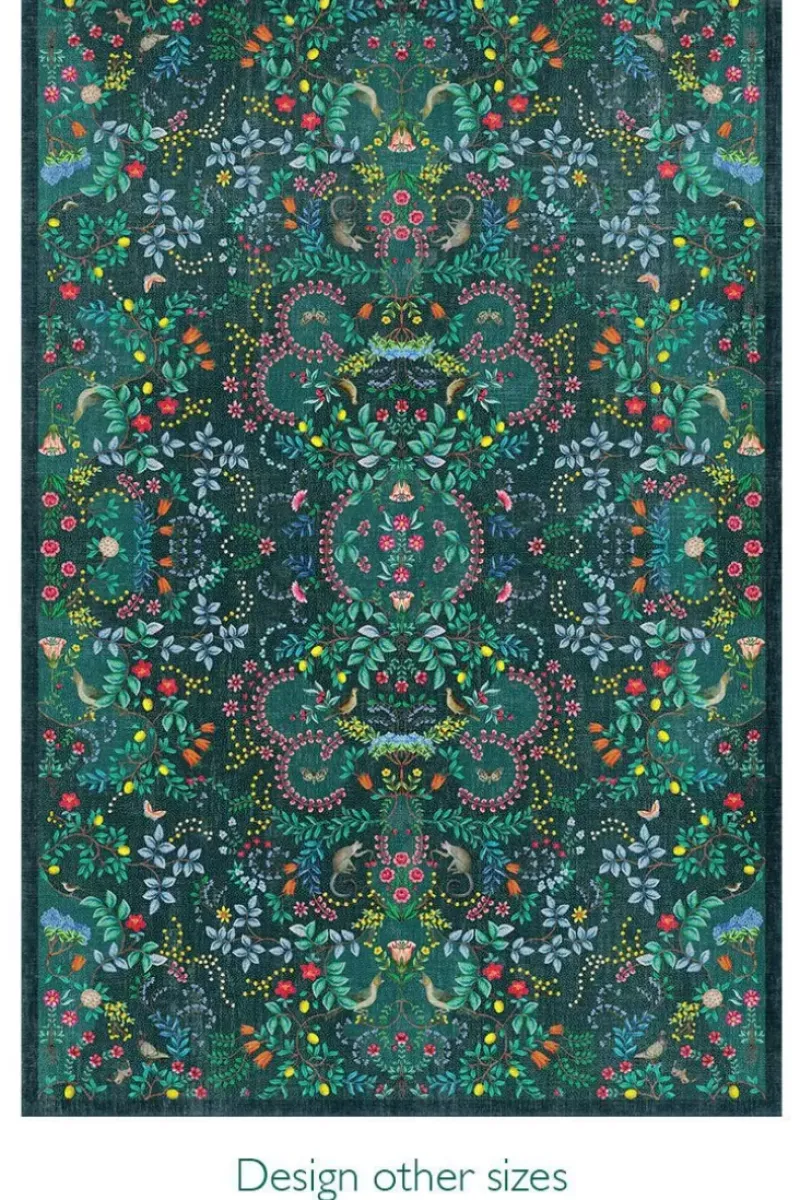 Vloerkleed Jungle Animals By Pip Blauw<Pip Studio Sale