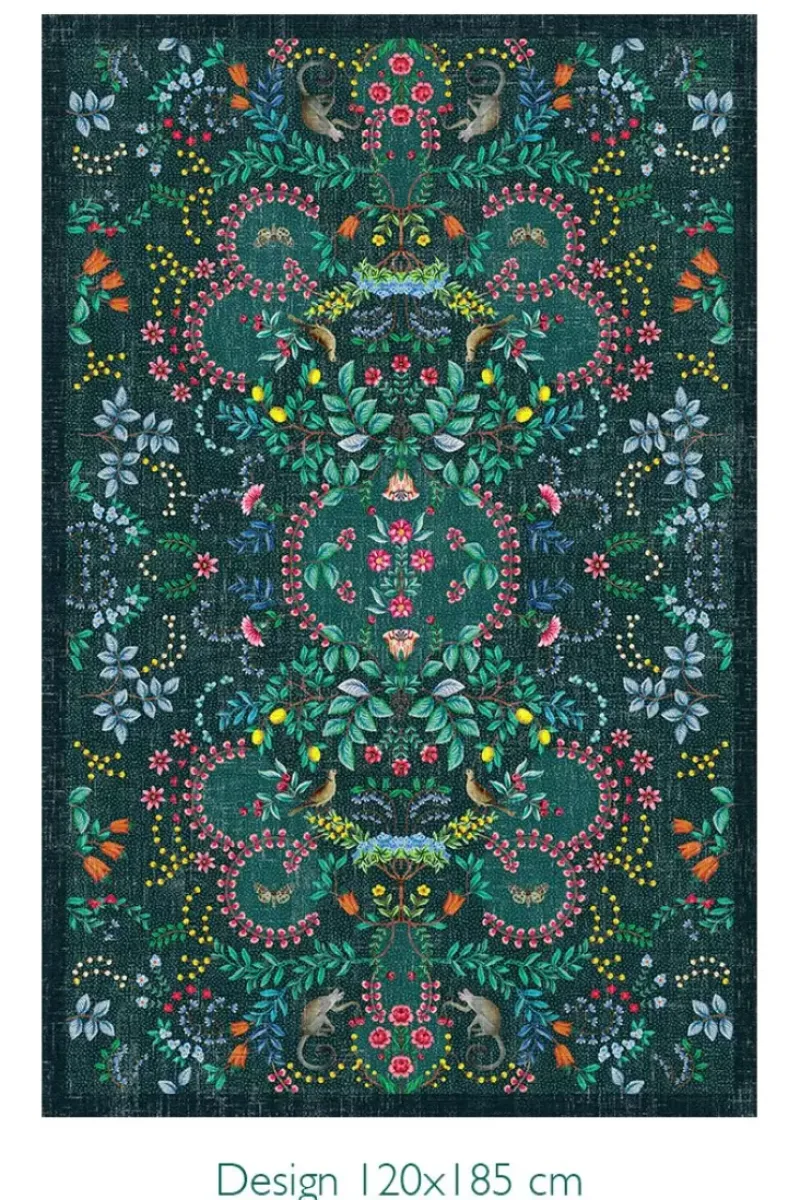 Vloerkleed Jungle Animals By Pip Blauw<Pip Studio Sale