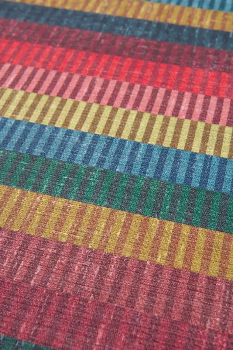 Vloerkleed Loper Jacquard Stripes By Pip Multi<Pip Studio Outlet