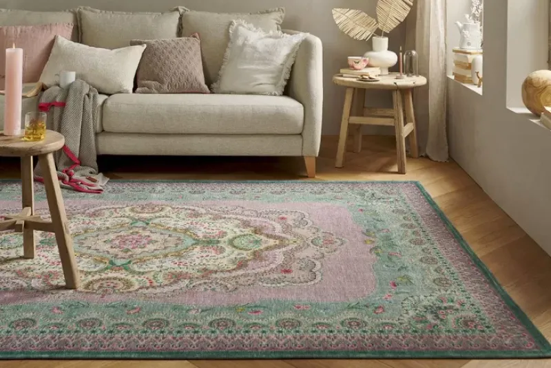 Vloerkleed Majorelle By Pip Lilac/Groen<Pip Studio Best