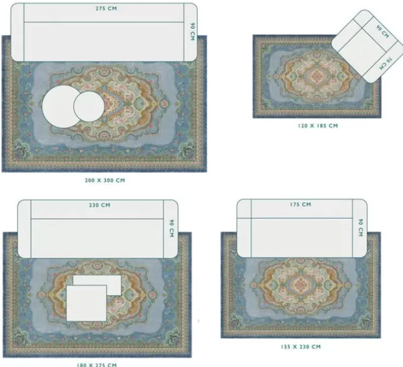 Vloerkleed Majorelle By Pip<Pip Studio Hot