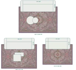 Vloerkleed Moon Delight By Pip Lila<Pip Studio Outlet
