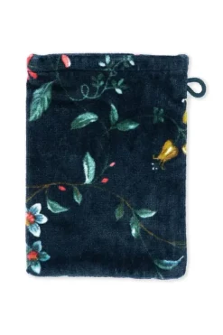 Washandje Set/3 Les Fleurs Donker 16X22 Cm<Pip Studio