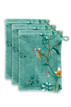 Washandje Set/3 Les Fleurs 16X22 Cm<Pip Studio Sale