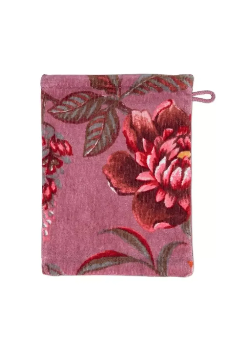 Washandje Set/3 Secret Garden Mauve 16X22Cm<Pip Studio Clearance