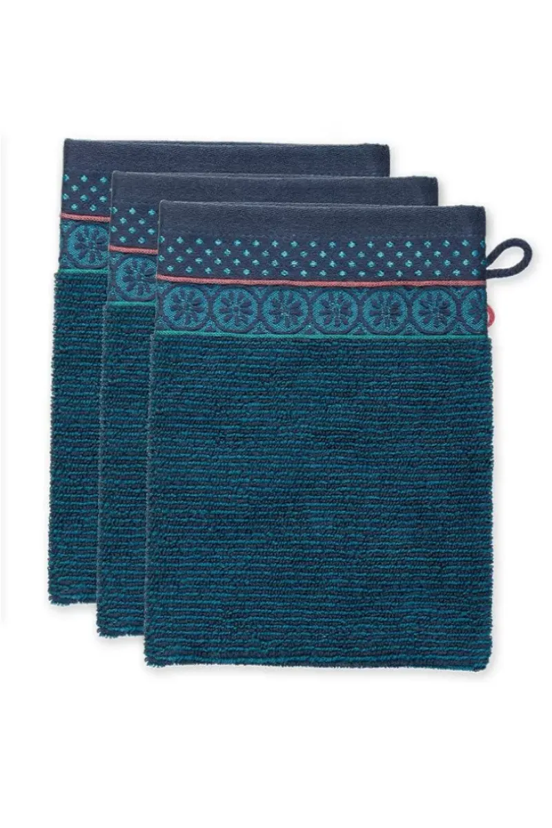 Washandje Set/3 Soft Zellige Donker 16X22 Cm<Pip Studio New