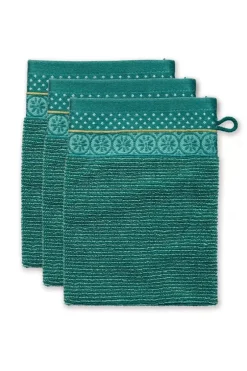 Washandje Set/3 Soft Zellige 16X22 Cm<Pip Studio Hot