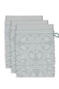 Washandje Set/3 Tile De Pip Licht 16X22 Cm<Pip Studio Best