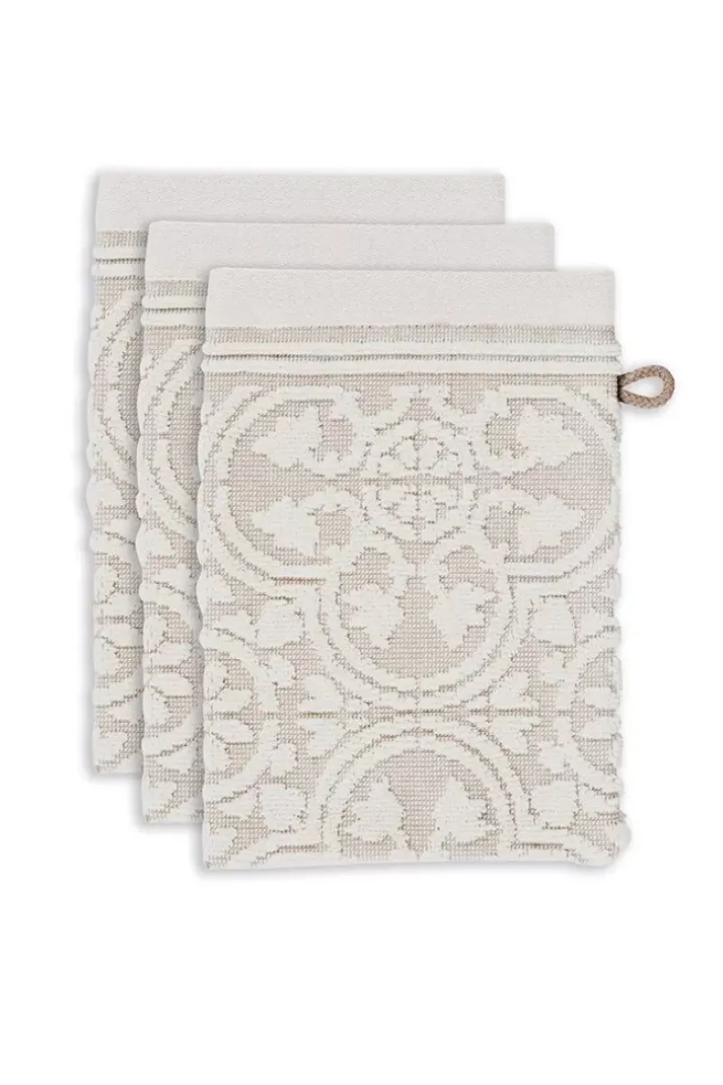Washandje Set/3 Tile De Pip 16X22 Cm<Pip Studio Online