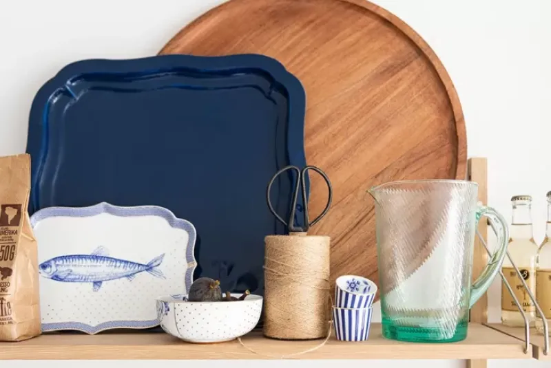 Waterkan Gedraaid Blauw<Pip Studio