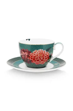 Winter Wonderland Cappuccino Kop & Schotel Groen<Pip Studio Sale