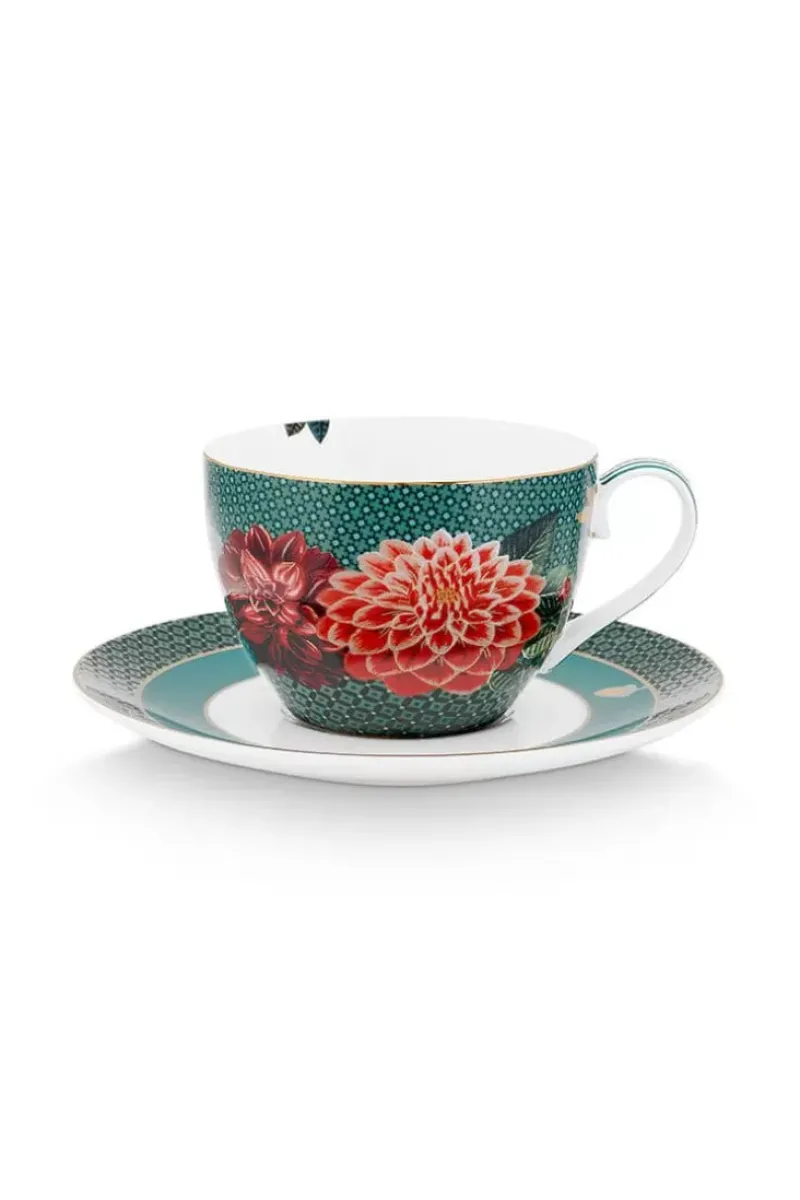 Winter Wonderland Cappuccino Kop & Schotel Groen<Pip Studio Sale