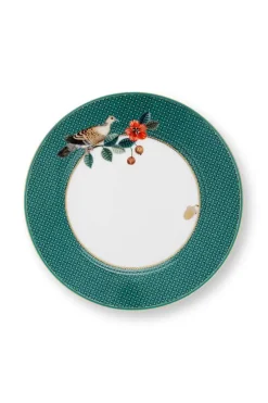 Winter Wonderland Gebaksbord Groen 17 Cm<Pip Studio