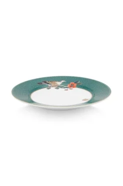 Winter Wonderland Gebaksbord Groen 17 Cm<Pip Studio