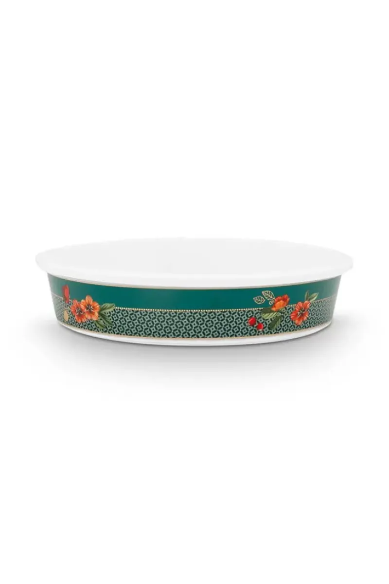 Winter Wonderland Serveerschaal Rond Groen<Pip Studio Outlet
