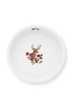 Winter Wonderland Serveerschaal Rond Donkerblauw<Pip Studio Discount