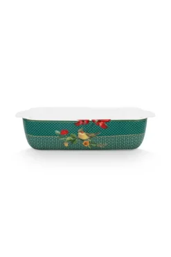 Winter Wonderland Serveerschaal Rechthoekig Groot Groen<Pip Studio Hot