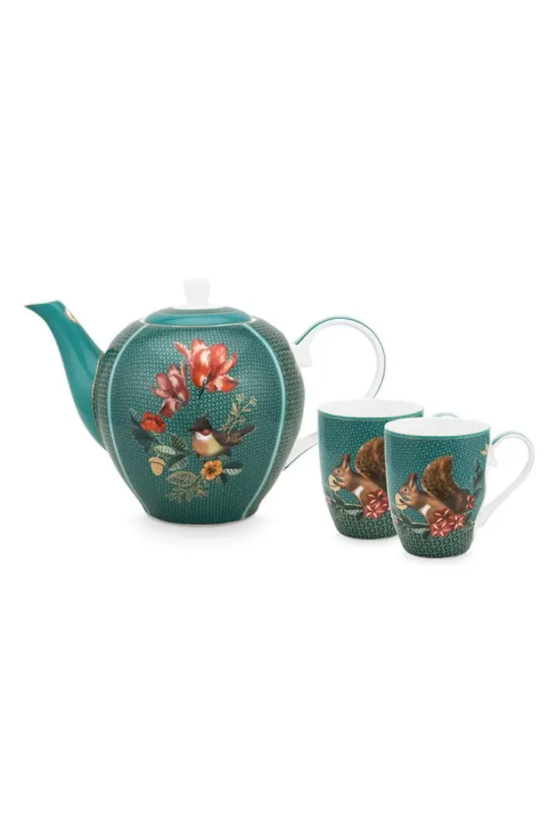 Winter Wonderland Thee Set/3 Groen<Pip Studio Best