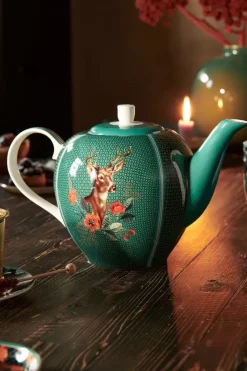 Winter Wonderland Theepot Groot Groen<Pip Studio New