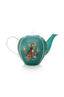 Winter Wonderland Theepot Groot Groen<Pip Studio New